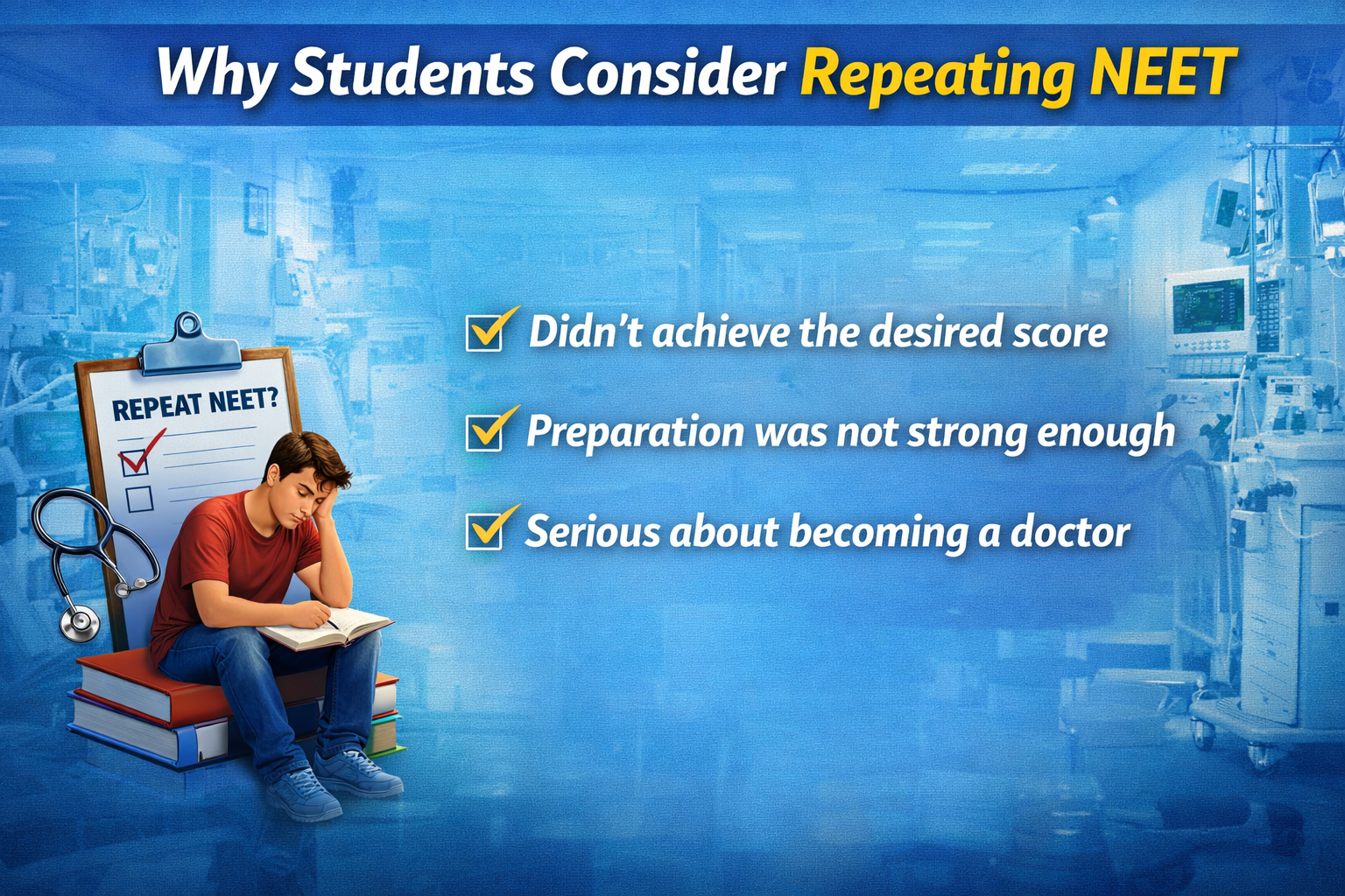 why students consider repeating neet