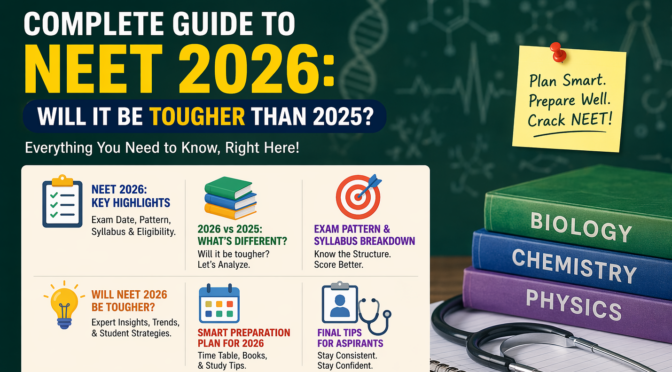 Complete Guide to NEET 2026: Will it be tougher than 2025?